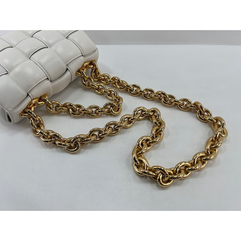 BOTTEGAVENETA Padded cassette Shoulder Bag white WS33951