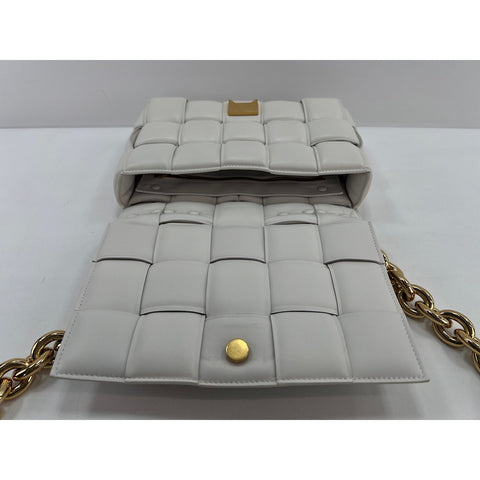 BOTTEGAVENETA Padded cassette Shoulder Bag white WS33951