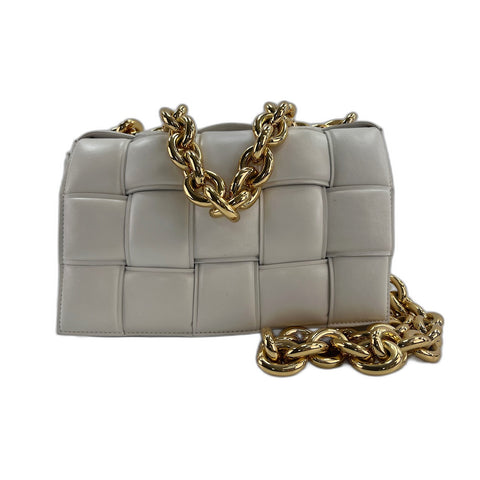 BOTTEGAVENETA Padded cassette Shoulder Bag white WS33951