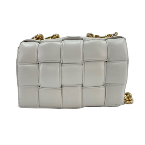 BOTTEGAVENETA Padded cassette Shoulder Bag white WS33951
