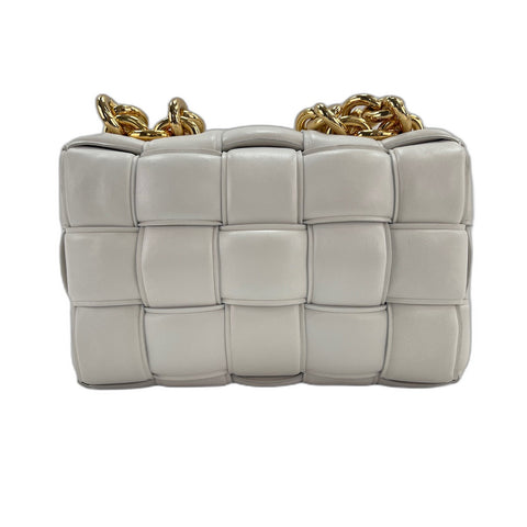 BOTTEGAVENETA Padded cassette Shoulder Bag white WS33951