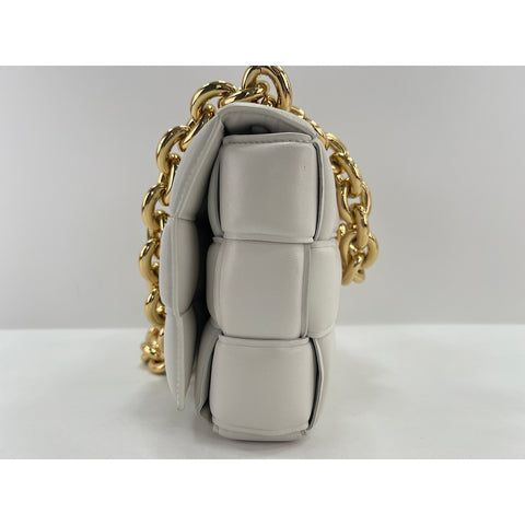 BOTTEGAVENETA Padded cassette Shoulder Bag white WS33951