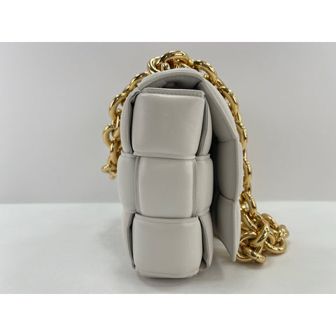 BOTTEGAVENETA Padded cassette Shoulder Bag white WS33951
