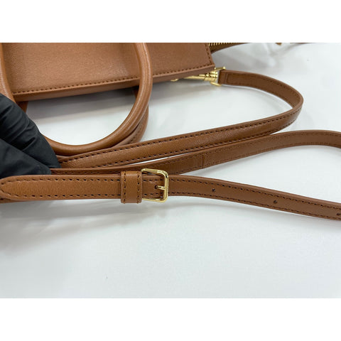 CELINE Little Luggage Handbag Brown WS33952