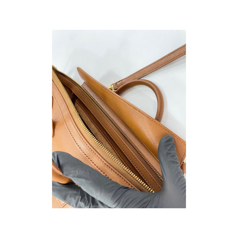 CELINE Little Luggage Handbag Brown WS33952