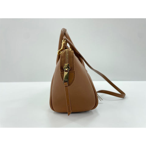 CELINE Little Luggage Handbag Brown WS33952