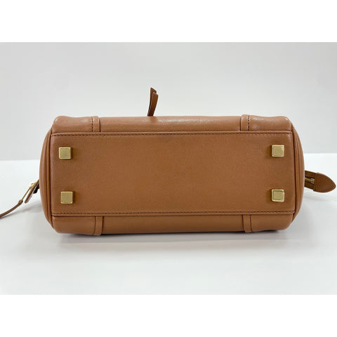 CELINE Little Luggage Handbag Brown WS33952