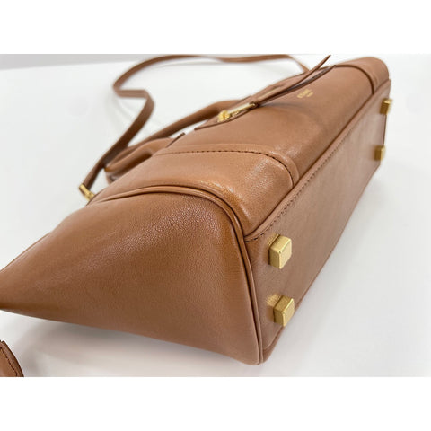 CELINE Little Luggage Handbag Brown WS33952