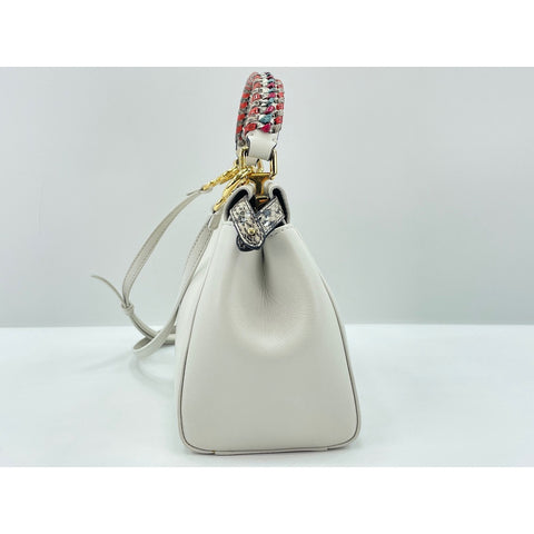 FENDI Peekaboo mini Handbag white WS33954