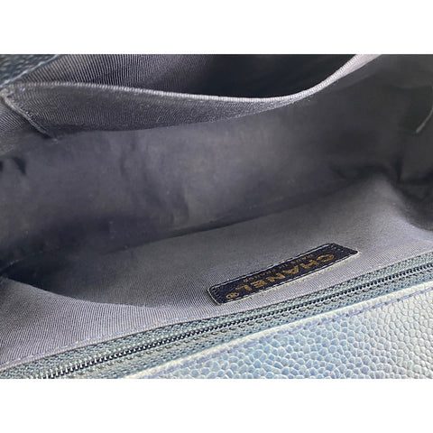 CHANEL Boy Chanel Large Shoulder Bag Navy WS33957