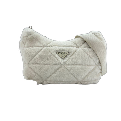 PRADA Shoulder Bag white WS33966
