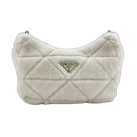 PRADA Shoulder Bag white WS33966