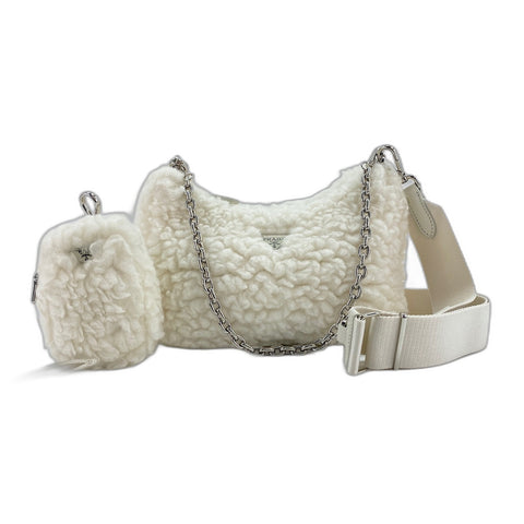 PRADA Re-edition 2005 Shoulder Bag white WS33968