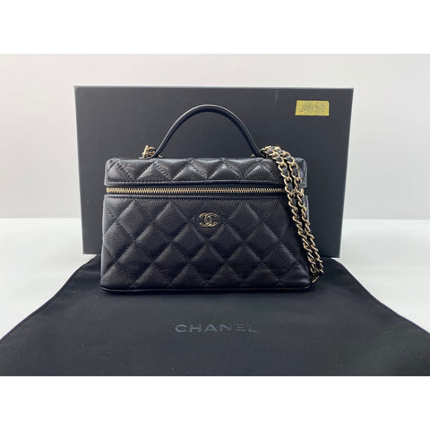 CHANEL Matrasse Shoulder Bag black WS33970
