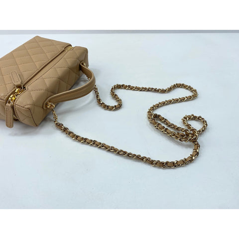CHANEL Matrasse Shoulder Bag beige WS33971