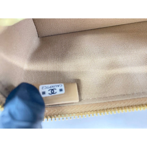 CHANEL Matrasse Shoulder Bag beige WS33971