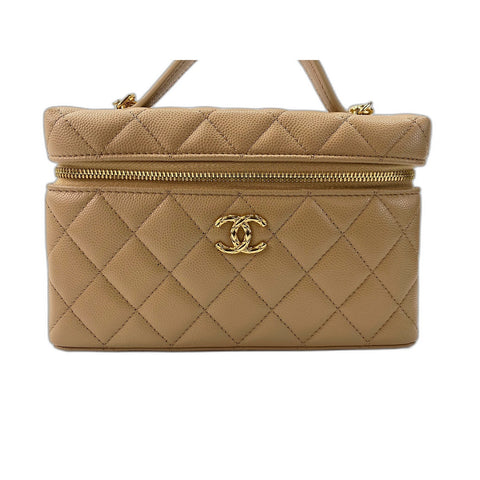 CHANEL Matrasse Shoulder Bag beige WS33971