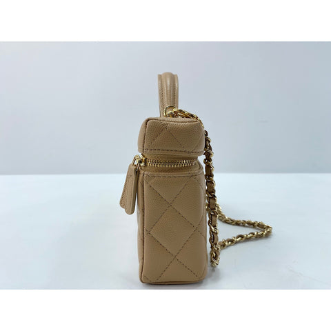 CHANEL Matrasse Shoulder Bag beige WS33971