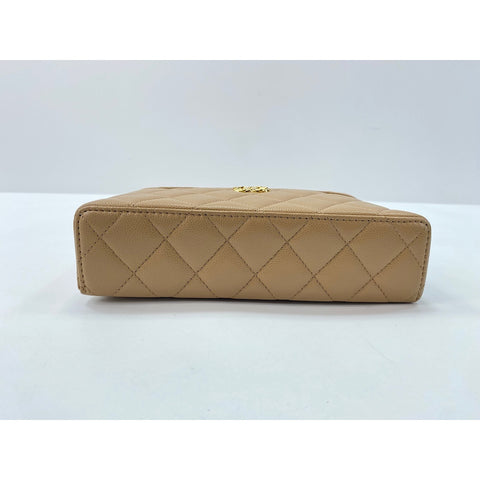 CHANEL Matrasse Shoulder Bag beige WS33971