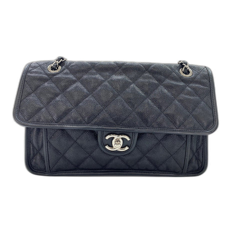 CHANEL French Riviera 31 Shoulder Bag black WS33976