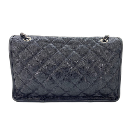 CHANEL French Riviera 31 Shoulder Bag black WS33976