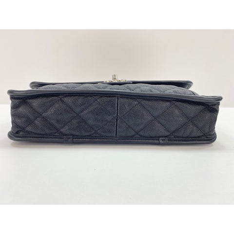 CHANEL French Riviera 31 Shoulder Bag black WS33976