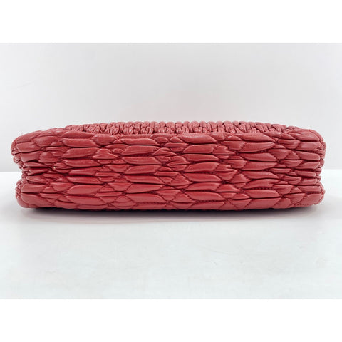 Miu Miu Materasse Shoulder Bag Red WS33978