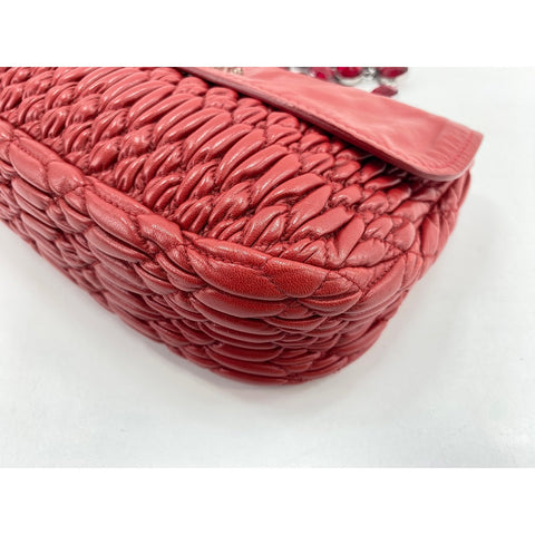 Miu Miu Materasse Shoulder Bag Red WS33978