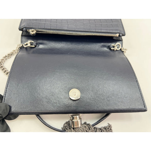 SAINT LAURENT PARIS Kate Shoulder Bag Navy WS33979