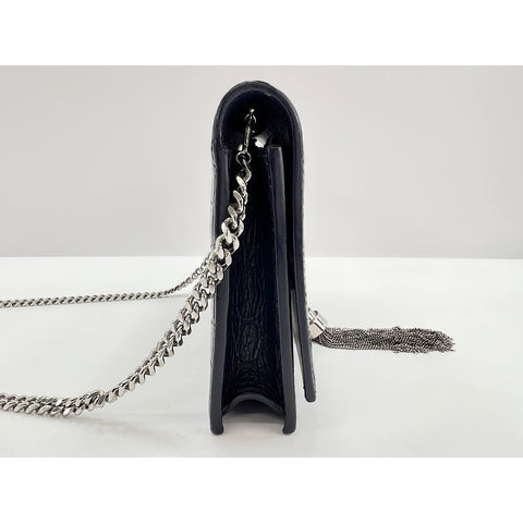 SAINT LAURENT PARIS Kate Shoulder Bag Navy WS33979