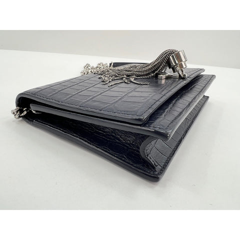SAINT LAURENT PARIS Kate Shoulder Bag Navy WS33979