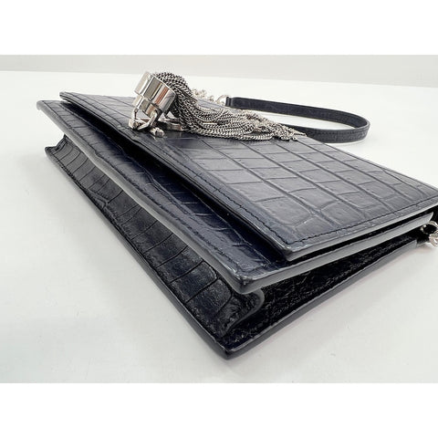 SAINT LAURENT PARIS Kate Shoulder Bag Navy WS33979