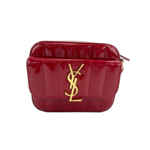 SAINT LAURENT PARIS Viki Shoulder Bag Red WS33980