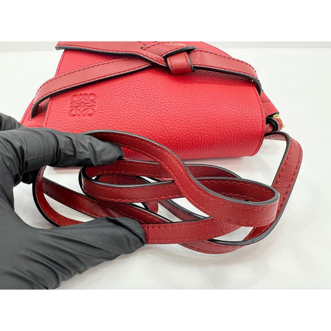 LOEWE Gate mini Shoulder Bag Red WS33981