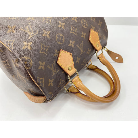 LOUIS VUITTON Speedy 25 Handbag Brown WS33984