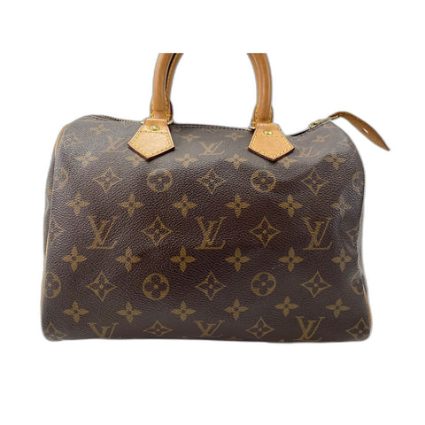 LOUIS VUITTON Speedy 25 Handbag Brown WS33984
