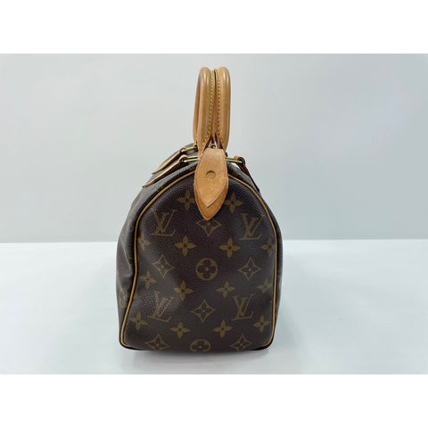 LOUIS VUITTON Speedy 25 Handbag Brown WS33984