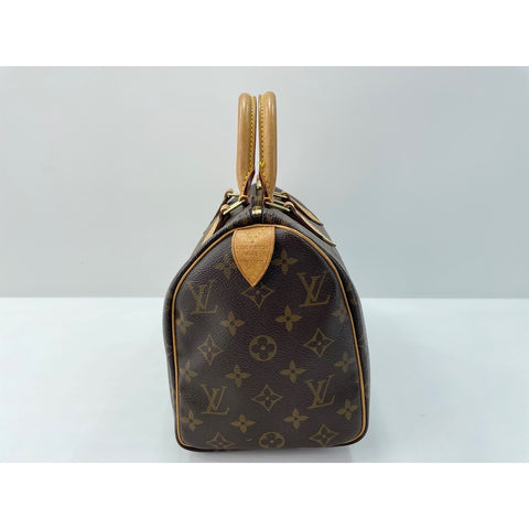 LOUIS VUITTON Speedy 25 Handbag Brown WS33984