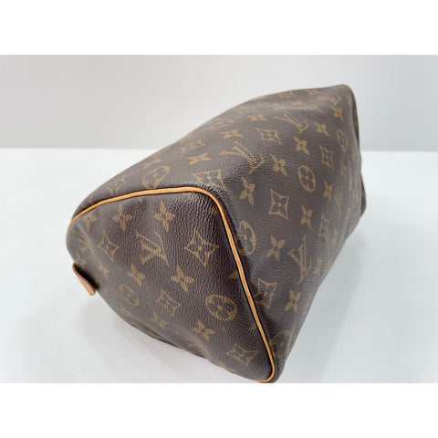LOUIS VUITTON Speedy 25 Handbag Brown WS33984