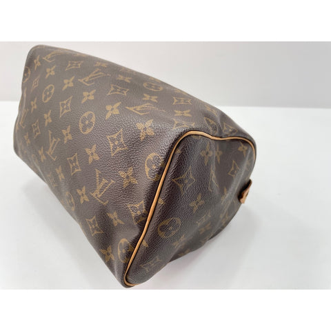LOUIS VUITTON Speedy 25 Handbag Brown WS33984