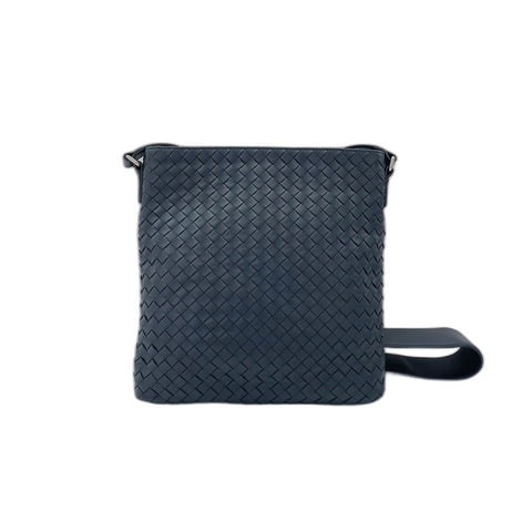 BOTTEGAVENETA INTRECCIATO Shoulder Bag Navy WS33987