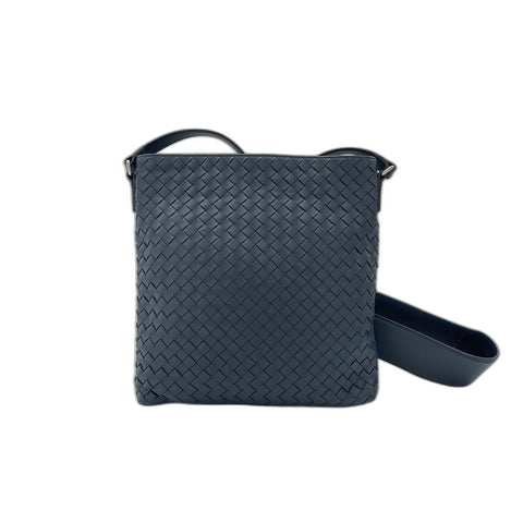 BOTTEGAVENETA INTRECCIATO Shoulder Bag Navy WS33987