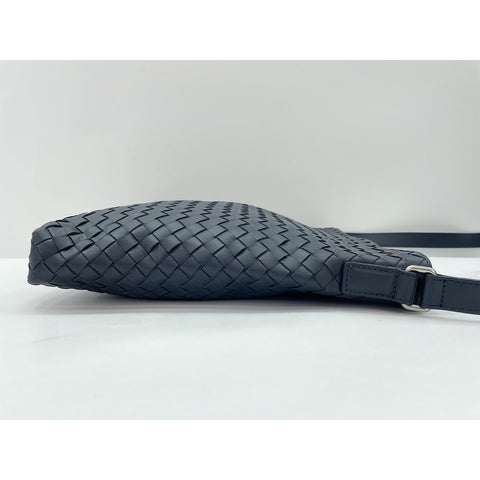 BOTTEGAVENETA INTRECCIATO Shoulder Bag Navy WS33987
