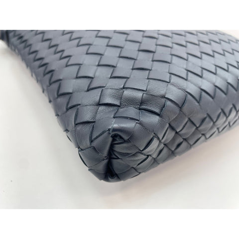 BOTTEGAVENETA INTRECCIATO Shoulder Bag Navy WS33987