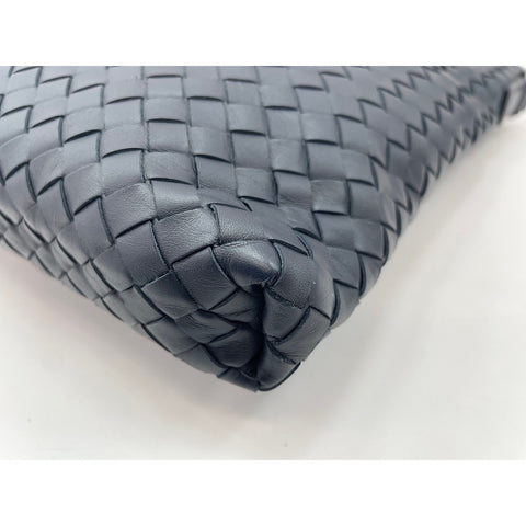 BOTTEGAVENETA INTRECCIATO Shoulder Bag Navy WS33987