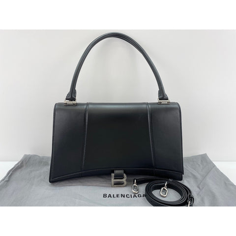 BALENCIAGA Hour glass Handbag black WS33989