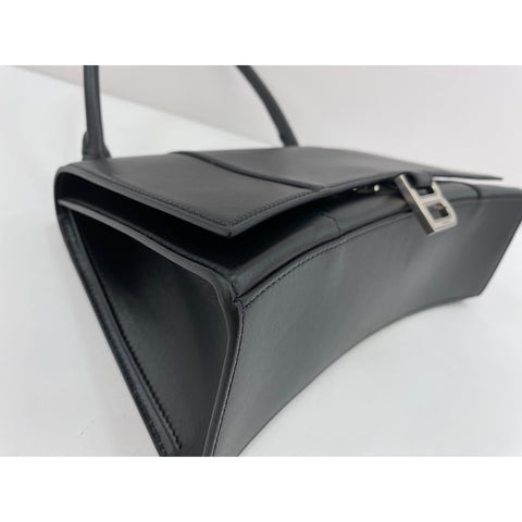 BALENCIAGA Hour glass Handbag black WS33989