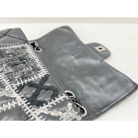 CHANEL patchwork Shoulder Bag black WS33992