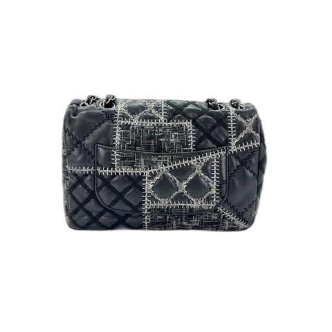CHANEL patchwork Shoulder Bag black WS33992