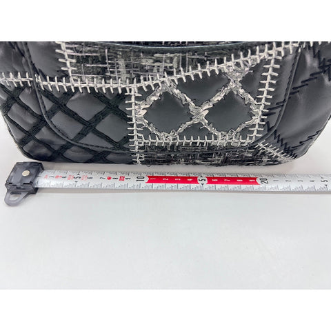 CHANEL patchwork Shoulder Bag black WS33992